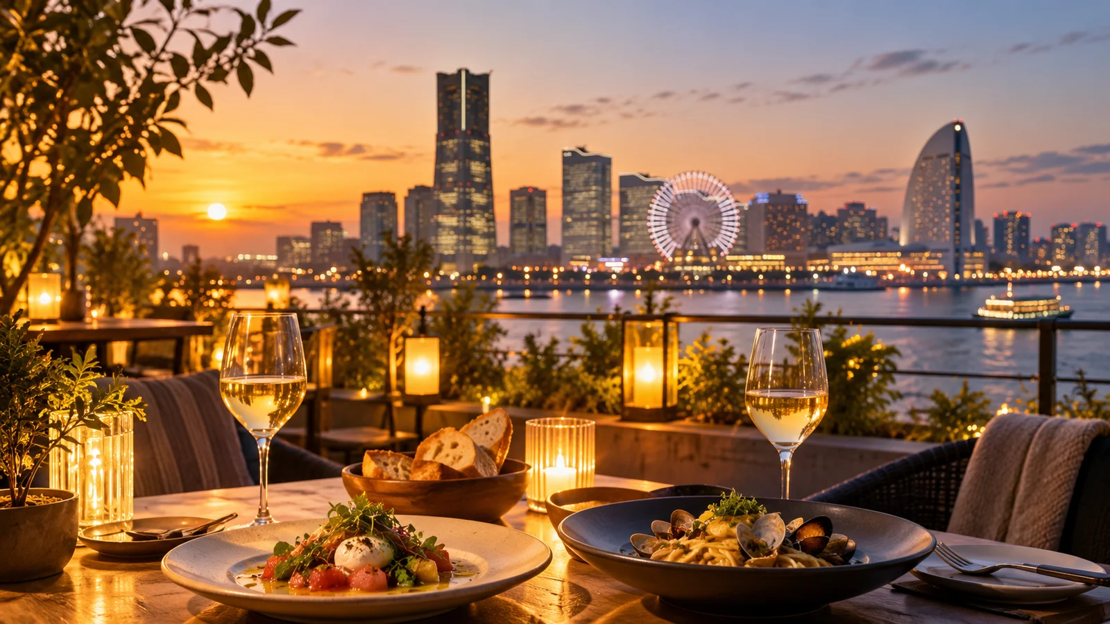 まだ帰りたくない日の、外ごはん。東京・横浜のテラス6選